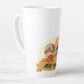 Kute dessert Brood bakkerij, aangepaste naam Latte Mok (Linkerhoek)