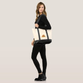 Kute dessert Brood bakkerij, aangepaste naam Tote Bag (Voorkant (model))