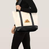 Kute dessert Brood bakkerij, aangepaste naam Tote Bag (Voorkant (product))
