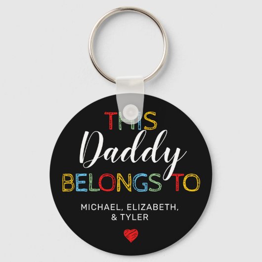 Kute deze papa behoort tot de Sleutelhanger (Voorkant)