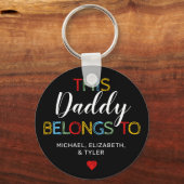 Kute deze papa behoort tot de Sleutelhanger (Voorkant)