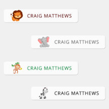 Kute dieren Aangepaste persoonlijke naam Kleding