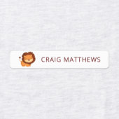 Kute dieren Aangepaste persoonlijke naam Kleding Labels (Design 1)