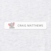 Kute dieren Aangepaste persoonlijke naam Kleding Labels (Design 2)