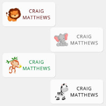 Kute dieren Aangepaste persoonlijke naam Kleding