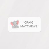 Kute dieren Aangepaste persoonlijke naam Kleding Labels (Design 2)