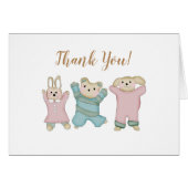 Kute dieren | BABY SHOWER (Voorkant Horizontaal)