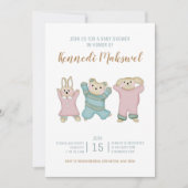 Kute dieren | BABY SHOWER Kaart (Voorkant)