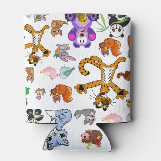 Kute dieren blikjeskoeler (Achterkant)