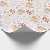 Kute dieren cadeaupapier (Hoek)