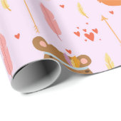 Kute dieren cadeaupapier (Rol Hoek)