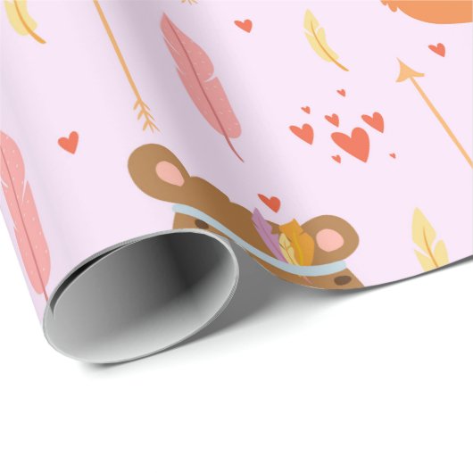 Kute dieren cadeaupapier (Rol Hoek)