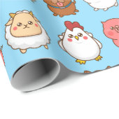 Kute dieren die papier verpakken (Rol Hoek)