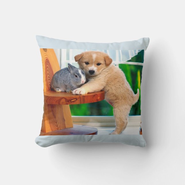 Kute dieren kussen (Voorkant)