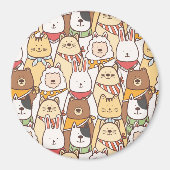 Kute dieren magneet (Voorkant)