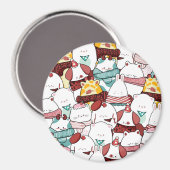 Kute dieren magneet (Voorkant / Achterkant)