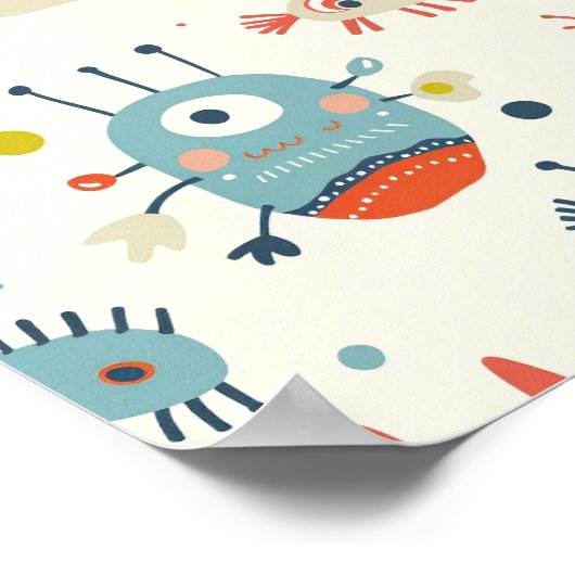 Kute dieren poster (Hoek)