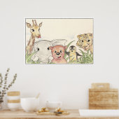 Kute dieren poster (Keuken)
