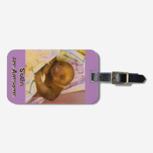 Kute dieren: Slanten zijn Geweldige Bagagelabel