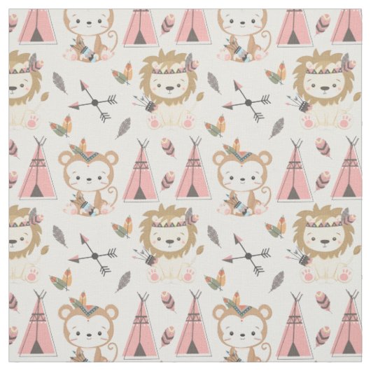 Kute dieren stof (Swatch)