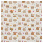 Kute dieren stof (Swatch)