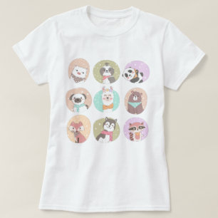 Kute dieren t-shirt