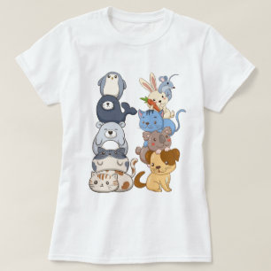 Kute dieren t-shirt