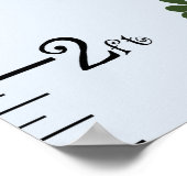 Kute Dinosaur Growth Chart Keep at 8x44! Poster (Hoek)