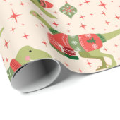 Kute dinosauriërs, kerstkeukenpapier cadeaupapier (Rol Hoek)