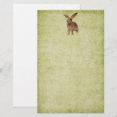 Kute diskette Bunny- Stationery-No-linnen Briefpapier (Voorkant / Achterkant)