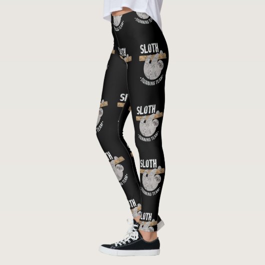 Kute Distsed Sleuf Running Team Leggings (Links)