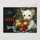 Kute Dog en behandelingen komen snel goed Briefkaart (Voorkant)