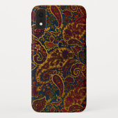 Kute  donkerbruine paisleyvormig ontwerp Case-Mate iPhone case (Achterkant)