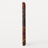 Kute  donkerbruine paisleyvormig ontwerp Case-Mate iPhone case (Achterkant/links)