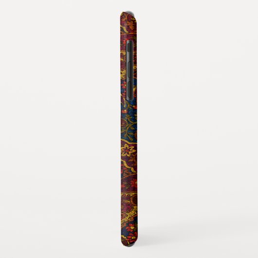 Kute  donkerbruine paisleyvormig ontwerp Case-Mate iPhone case (Achterkant/links)