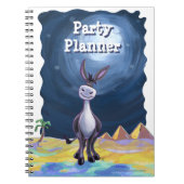 Kute Donkey Party Planner Notitieboek (Voorkant)