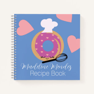 Kute Donut Bakery Recipe Kinder Blue Notitieboek