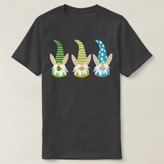 Kute Drie kalkoenen met bunny oren holding e T-shirt (Design voorkant)