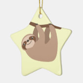 Kute drie-Toed sleuf Keramisch Ornament (Links)