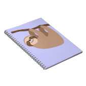 Kute drie-Toed sleuf Notitieboek (Rechterzijde)