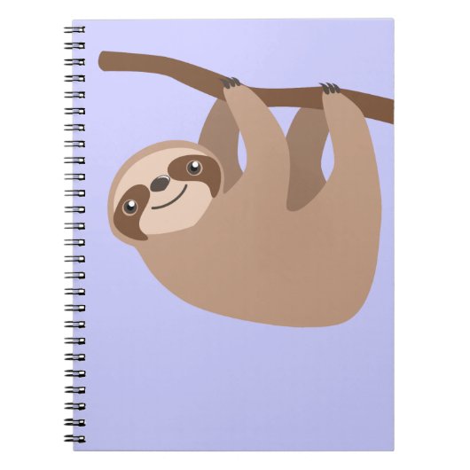 Kute drie-Toed sleuf Notitieboek (Voorkant)
