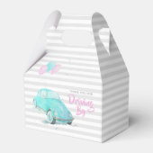 Kute drive door Baby shower voordeur box 🚗 Bedankdoosjes (Voorkant Zijde)