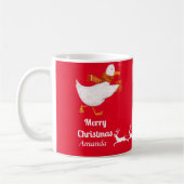 Kute duck kerst koffiemok (Links)