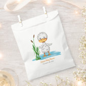 Kute ducking gender-neutraal baby shower bedankzakje (Geknipt)