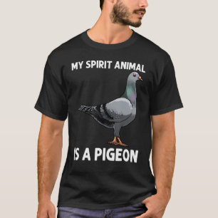Kute duif voor mannen, huisduivenvogel t-shirt