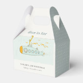 Kute duik in onderwateronderzeeër elke zondag bedankdoosjes (Achterkant)