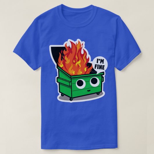 Kute Dumpster Fire T-shirt (Design voorkant)