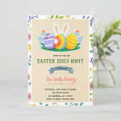 Kute-easter-uitnodiging Kaart (Staand voorkant)