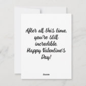 Kute eekhoorn en hart feestdagenkaart (Achterkant)