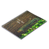 Kute eekhoorn op boomdier notitieboek (Linkerzijde)